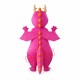 Affordable Pink Dragon Mascot Costume Affordable Pink Dragon Mascot Costume
