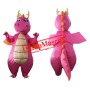 Affordable Pink Dragon Mascot Costume