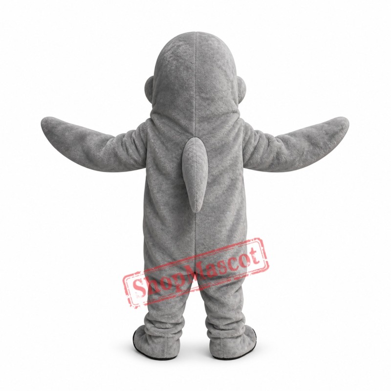 Realistic Lightweight Dolphin Mascot Costume