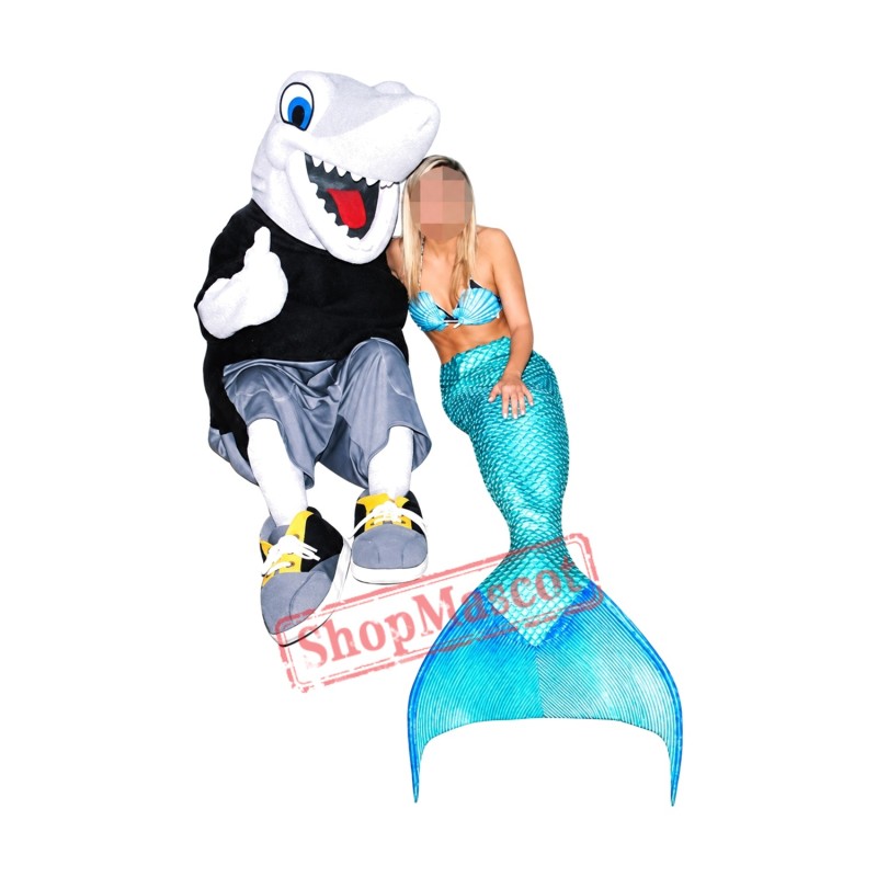 Realistic Lightweight Shark Mascot Costume