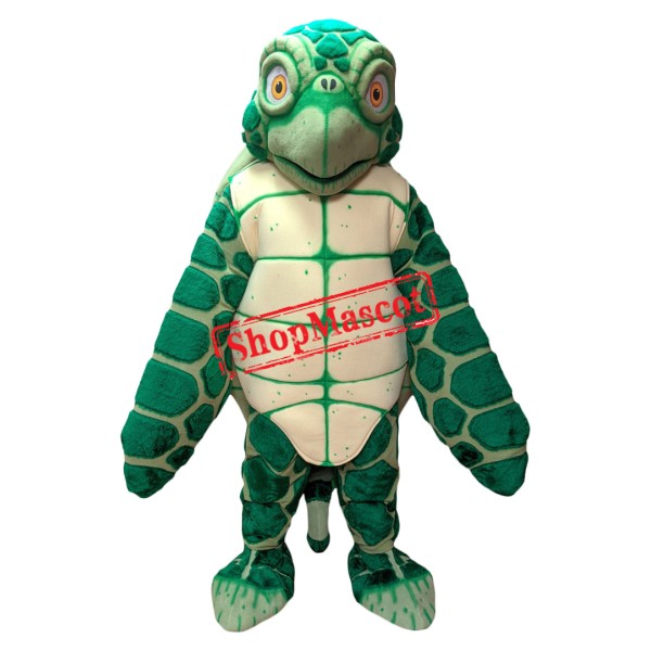 Realistic Sea Turtle Mascot Costume