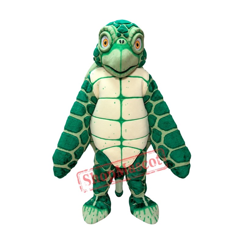 Realistic Sea Turtle Mascot Costume Realistic Sea Turtle Mascot Costume