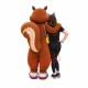 Deluxe Realistic Squirrel Mascot Costume