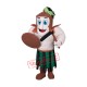Smiling Lightweight Warrior Mascot Costume Smiling Lightweight Warrior Mascot Costume