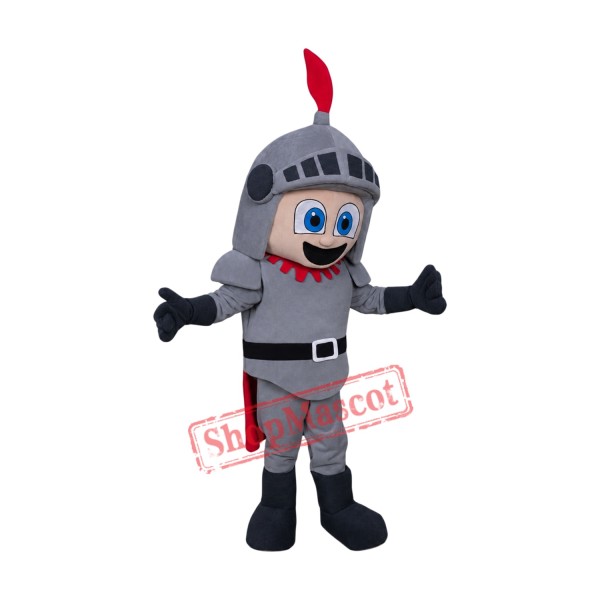 Friendly Knight Boy Mascot Costume