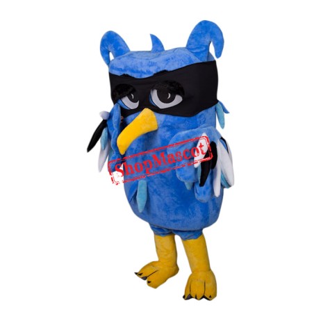 Affordable Blue Owl Mascot Costume