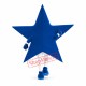 Happy Lightweight Blue Star Mascot Costume Happy Lightweight Blue Star Mascot Costume