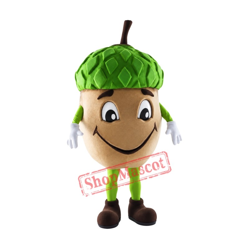Happy Lightweight Acorn Mascot Costume Happy Lightweight Acorn Mascot Costume