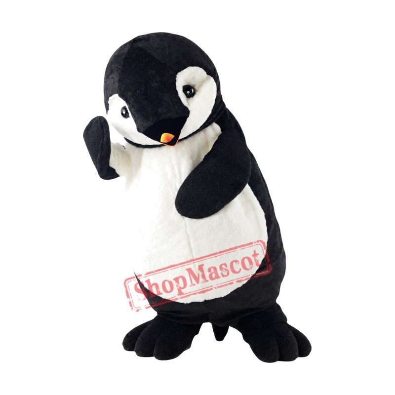 Friendly Realistic Penguin Mascot Costume Friendly Realistic Penguin Mascot Costume