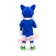 College Blue Wolf Mascot Costume College Blue Wolf Mascot Costume