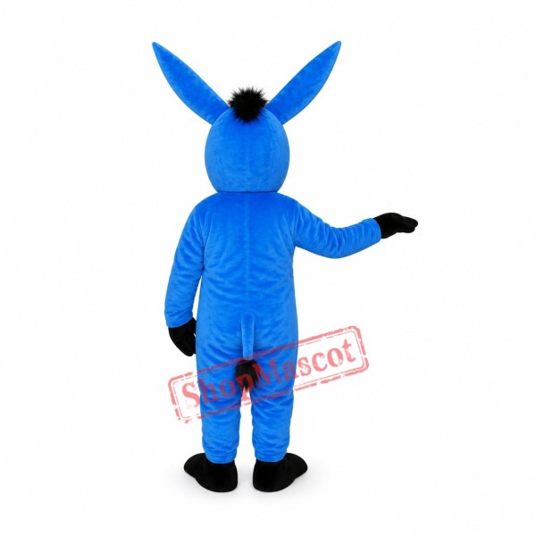 Affordable Blue Donkey Mascot Costume Affordable Blue Donkey Mascot Costume