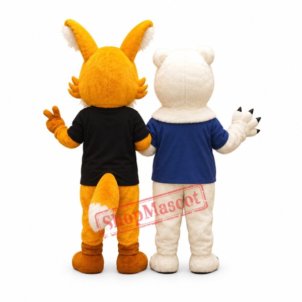 Happy Ligtweight Fox Mascot Costume Happy Ligtweight Fox Mascot Costume