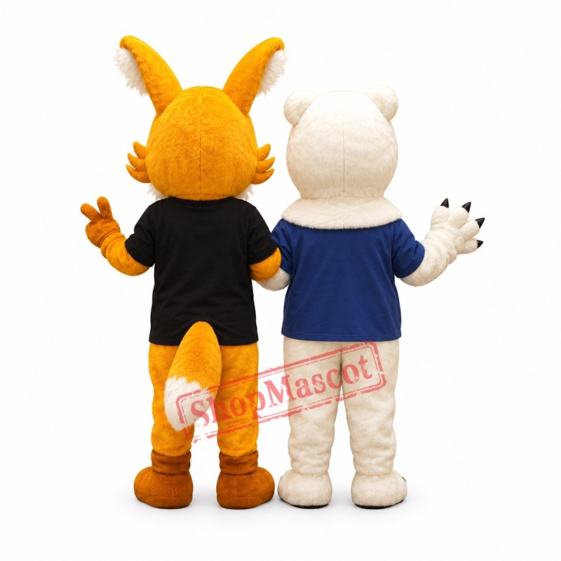 Happy Ligtweight Fox Mascot Costume