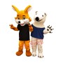 Happy Ligtweight Fox Mascot Costume