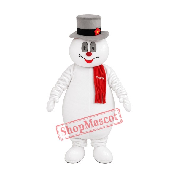 Cute Christmas Snowman Mascot Costume