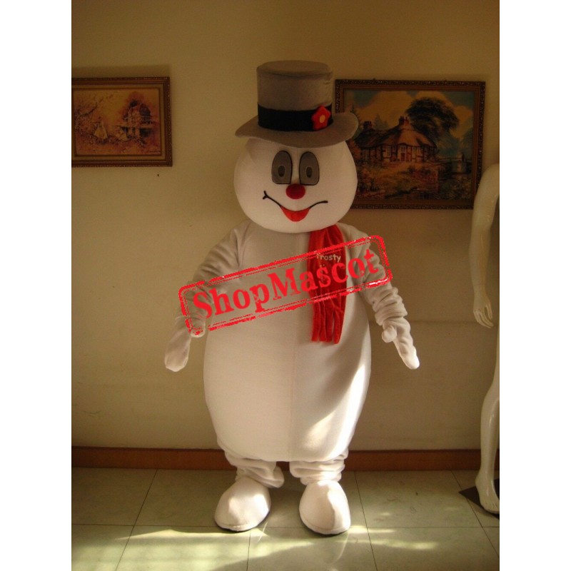 Cute Christmas Snowman Mascot Costume