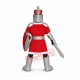 Fierce Red Knight Mascot Costume Fierce Red Knight Mascot Costume
