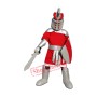 Fierce Red Knight Mascot Costume