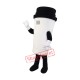 Superb White Coffee Cup Mascot Costume Superb White Coffee Cup Mascot Costume