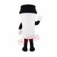 Superb White Coffee Cup Mascot Costume Superb White Coffee Cup Mascot Costume
