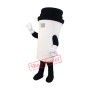 Superb White Coffee Cup Mascot Costume
