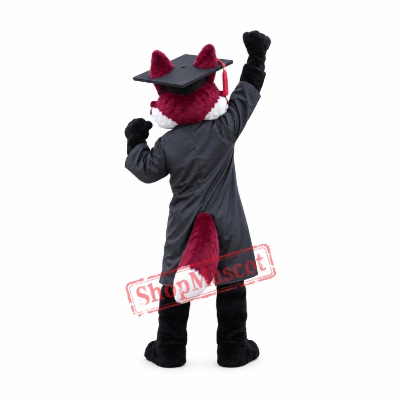 Learned Lightweight Fox Mascot Costume Learned Lightweight Fox Mascot Costume