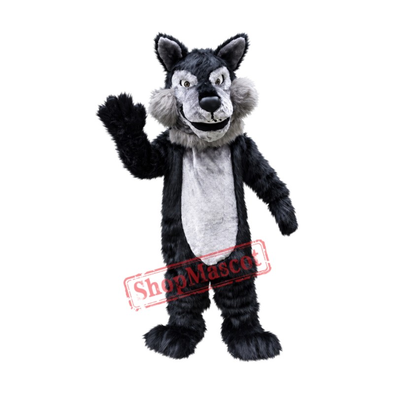 Realistic Plush Wolf Mascot Costume Realistic Plush Wolf Mascot Costume