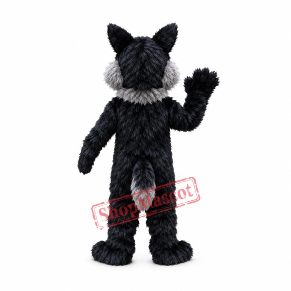Realistic Plush Wolf Mascot Costume Realistic Plush Wolf Mascot Costume