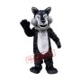 Realistic Plush Wolf Mascot Costume