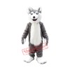 Realistic Husky Mascot Costume