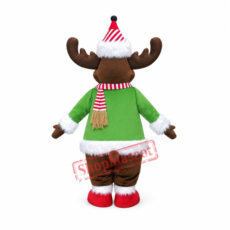 Realistic Xmas Reindeer Mascot Costume Realistic Xmas Reindeer Mascot Costume
