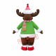 Realistic Xmas Reindeer Mascot Costume Realistic Xmas Reindeer Mascot Costume