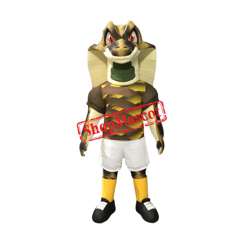Superb Realistic Cobra Mascot Costume
