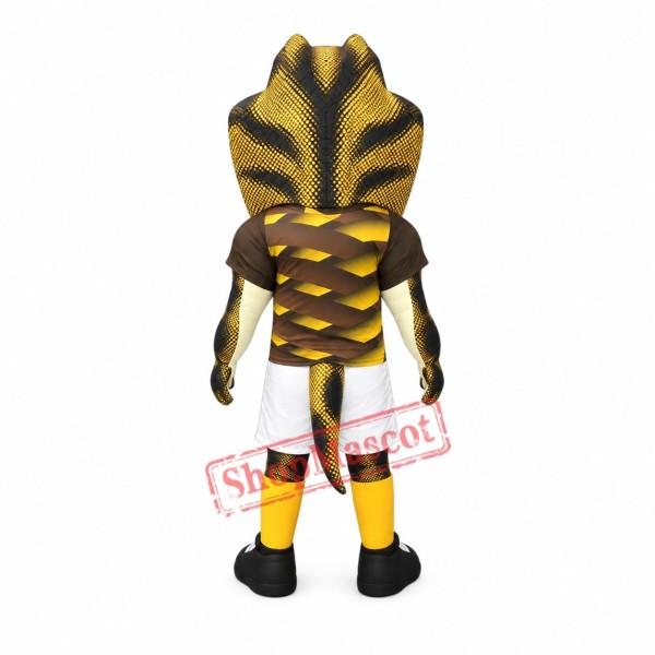Superb Realistic Cobra Mascot Costume Superb Realistic Cobra Mascot Costume