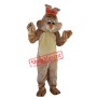 Brown Easter Bunny Rabbit Mascot Costume Custom Anime Cosplay Mascot Fancy Dress