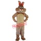 Brown Easter Bunny Rabbit Mascot Costume Custom Anime Cosplay Mascot Fancy Dress