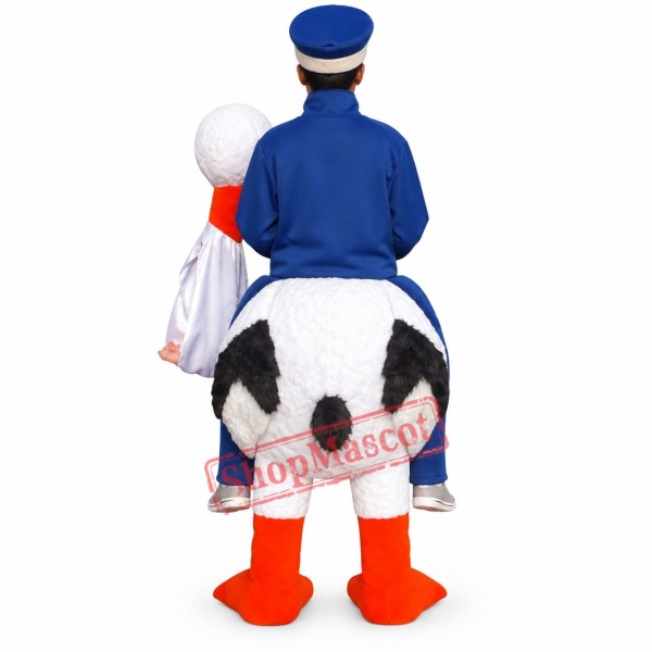 Big White Goose Mascot Advertising Easter Goose Mascot Costume Big White Goose Mascot Advertising Easter Goose Mascot Costume