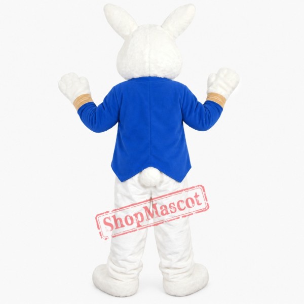 Blue Bunny Mascot Costume Suit Rabbit Custom Fancy Dress