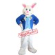 Blue Bunny Mascot Costume Suit Rabbit Custom Fancy Dress