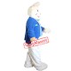 Blue Bunny Mascot Costume Suit Rabbit Custom Fancy Dress