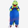 Hot Sale Crocodile Alligator Plush Mascot Costume Adult Size Fancy Dress Suit Free Shipping
