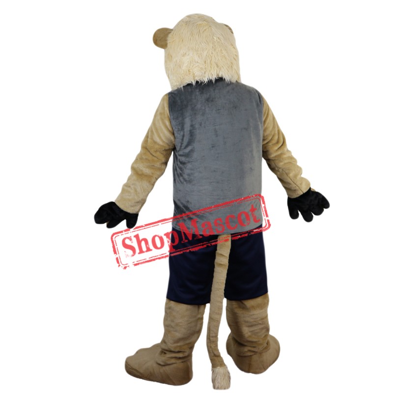 Hot Sale Lion Mascot Costume Adult Size Fancy Dress Suit Free Shipping