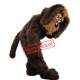 Brown Long Fur Dog Mascot Costume Brown Dog Costume For Sale
