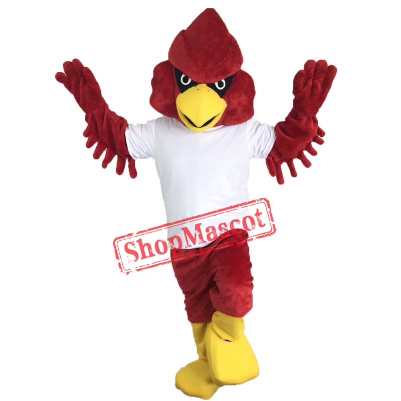 Red Falcon Hawk Eagle Mascot Costume Eagle Costume For Sale