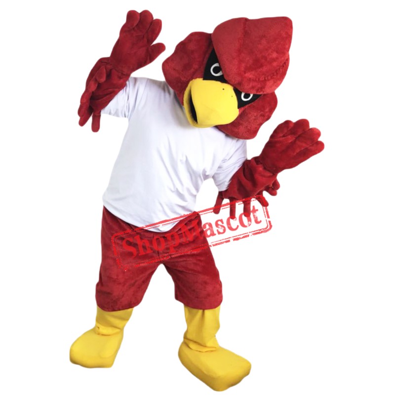 Red Falcon Hawk Eagle Mascot Costume Eagle Costume For Sale