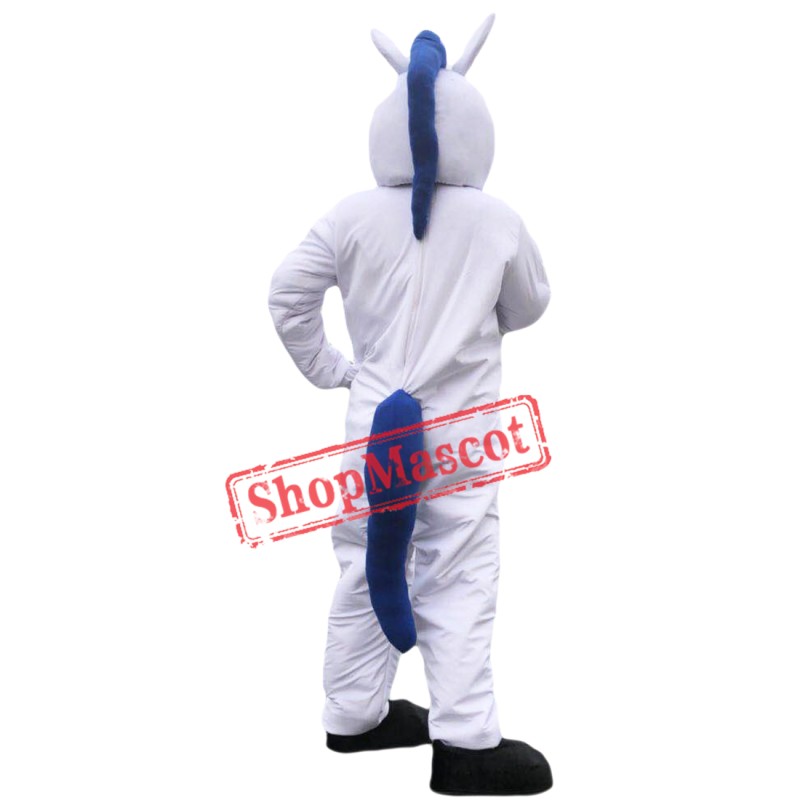 Hot Sale White Muscle Unicon Mascot Costume Custom Fancy Costume Unicon Costume
