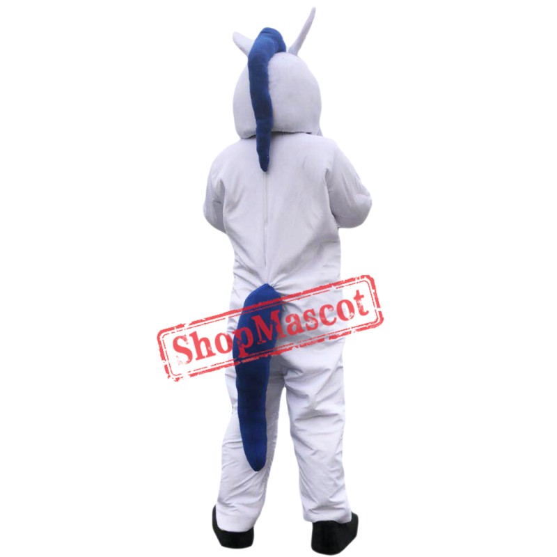 Hot Sale White Muscle Unicon Mascot Costume Custom Fancy Costume Unicon Costume