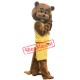 Sport Yellow Suit Beaver Mascot Costume Adult Size Fancy Dress