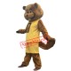 Sport Yellow Suit Beaver Mascot Costume Adult Size Fancy Dress