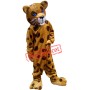 New Hot Sale Spotted Leopard Mascot Costume Adult Size Halloween Outfit Fancy Dress Suit Free Shipping